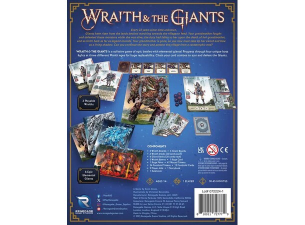 Wraith & The Giants Brettspill 