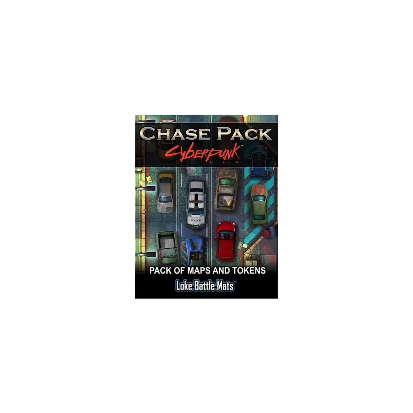 Chase Pack Cyberpunk Maps/Tokens Pack