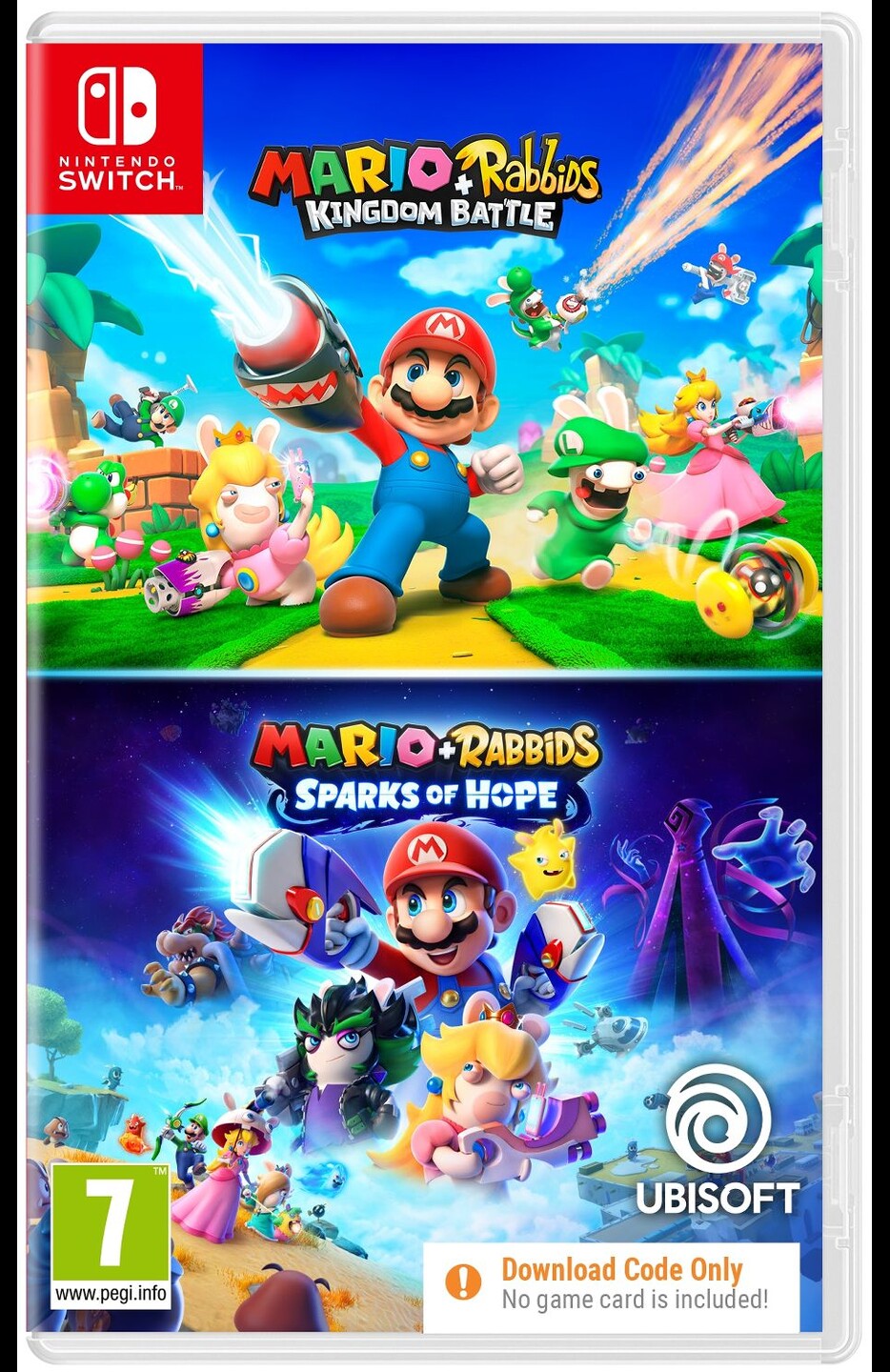 Mario + Rabbids Double Pack Switch Kingdom Battle / Sparks of Hope