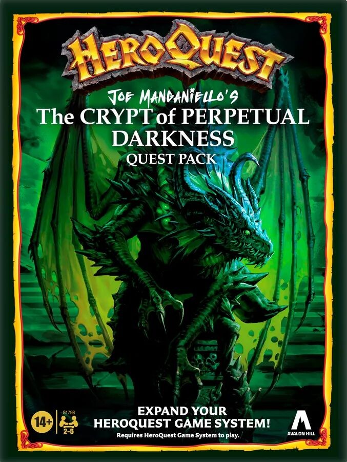 HeroQuest Crypt of Perpetual Darkness Utvidelse til HeroQuest