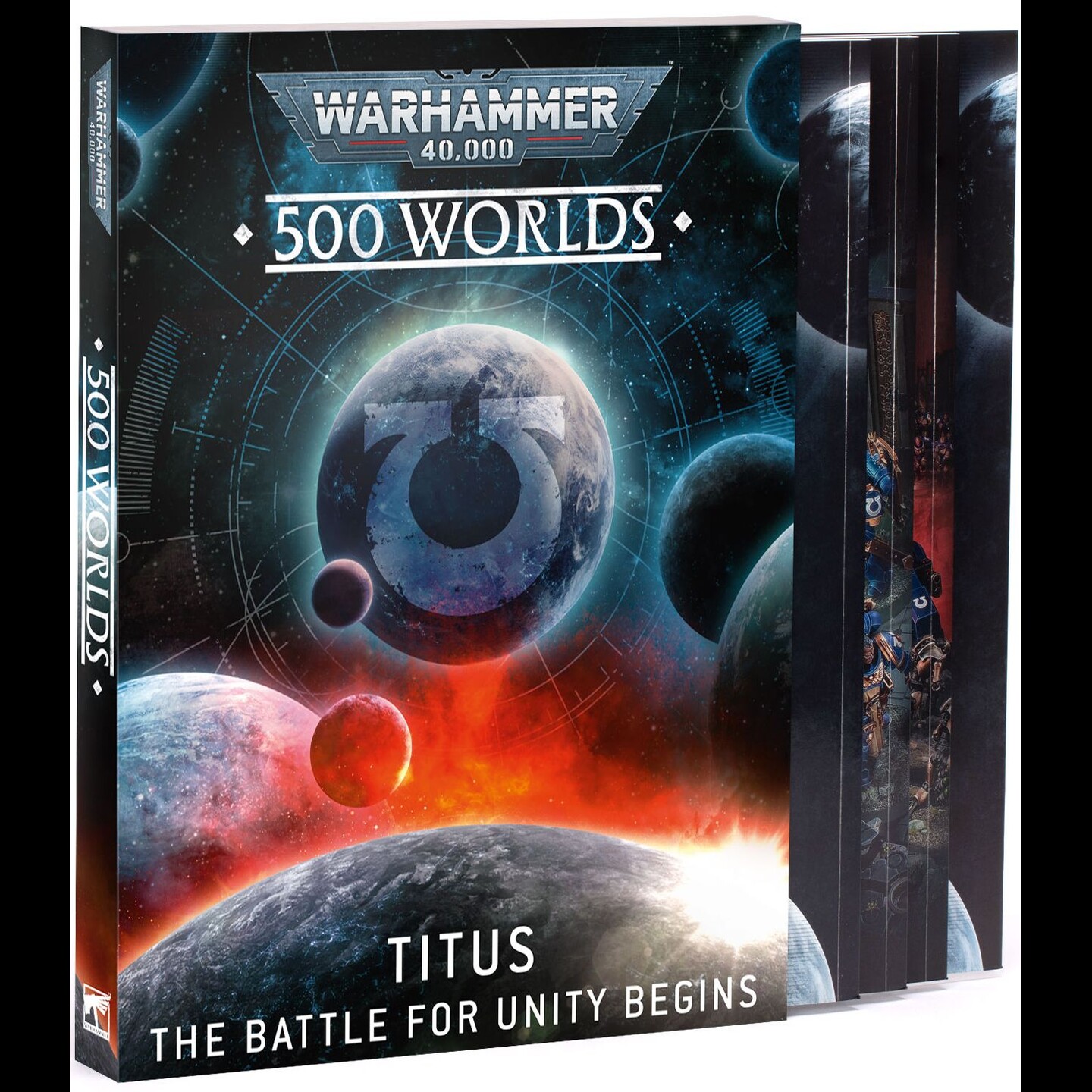 500 Worlds Titus (Slipcase) Warhammer 40K - Battle for Unity Begins