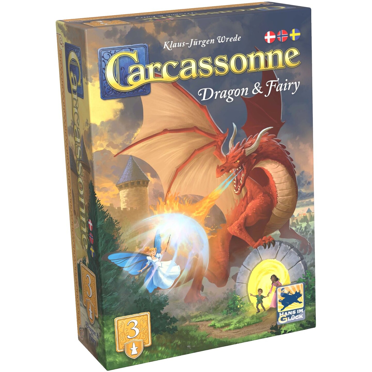 Carcassonne Dragon & Fairy Expansion Norsk utgave
