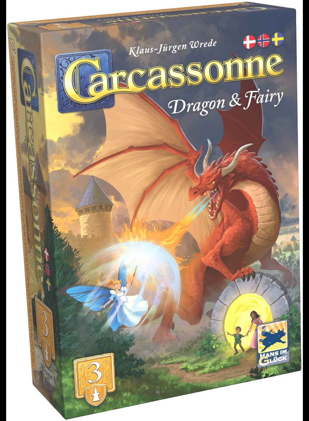 Carcassonne Dragon & Fairy Expansion Norsk utgave