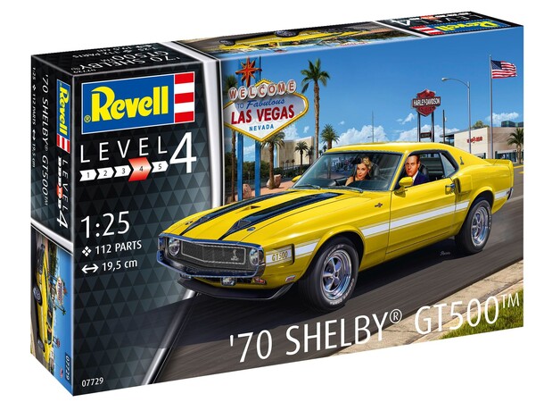 70 Shelby Mustang GT500 Revell 1:25 Byggesett 