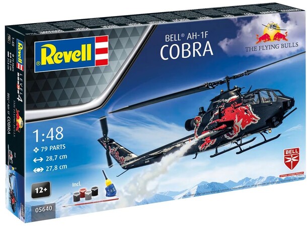 AH-1F Cobra Flying Bulls 25th Anniv. Revell 1:48 Byggesett 