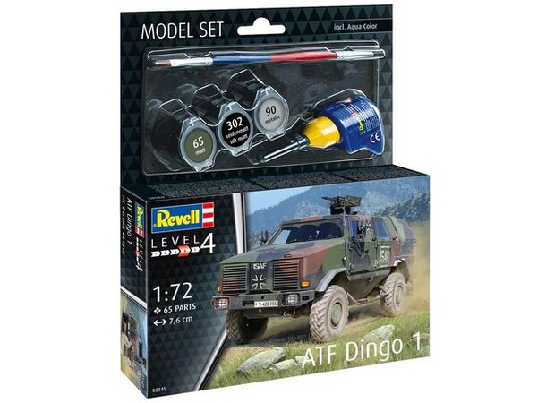 ATF Dingo 1 Starter Set Revell 1:72 Byggesett 