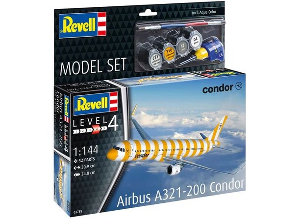 Airbus A321-200 Condor Starter Set Revell 1:144 Byggsats 