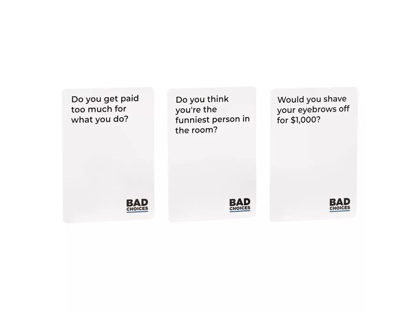 Bad Choices Partyspill - Engelsk 