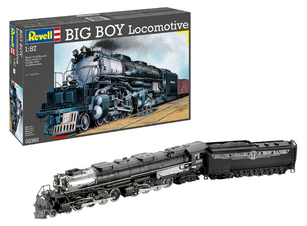 Big Boy Locomotive Revell 1:87 Byggesett 