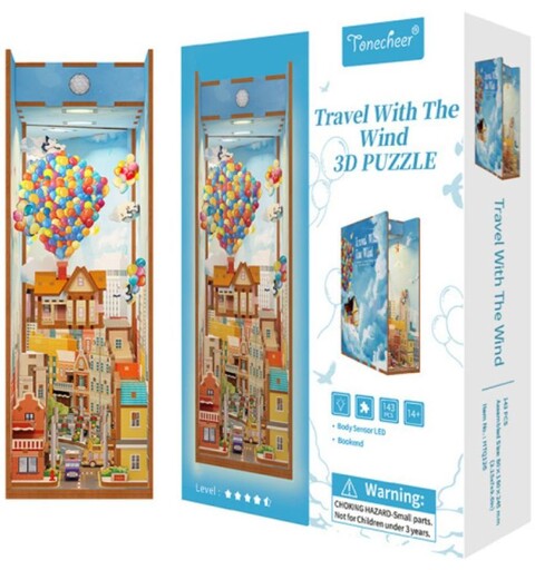 Book Nook Travel with the Wind Tonecheer 3D Puzzle