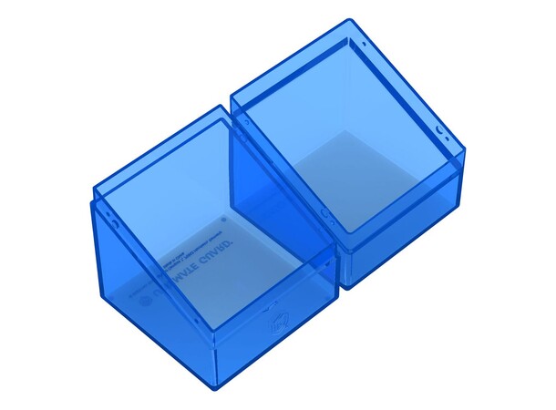 Boulder 100+ Clear Sapphire Ultimate Guard Card Box 