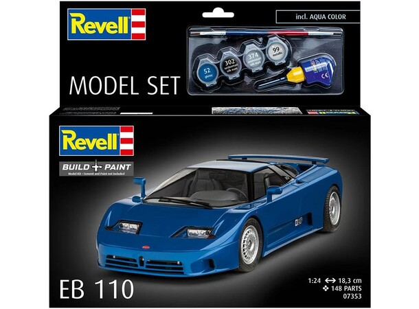 Bugatti EB110 Model Set Revell 1:24 Byggsats 