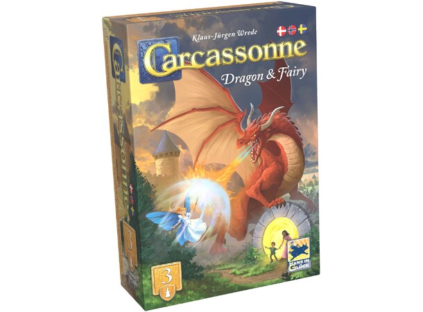 Carcassonne Dragon & Fairy Expansion Svensk utgåva 
