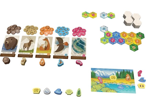 Cascadia Junior Brettspill - Norsk Norsk utgave 
