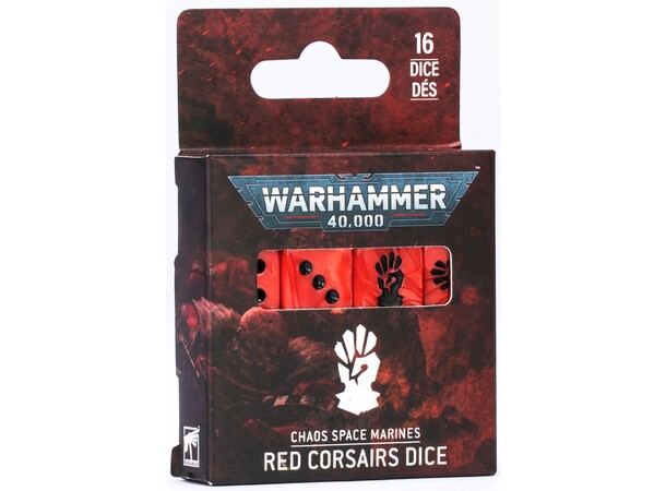 Chaos Space Marines Red Corsairs Dice Warhammer 40K 