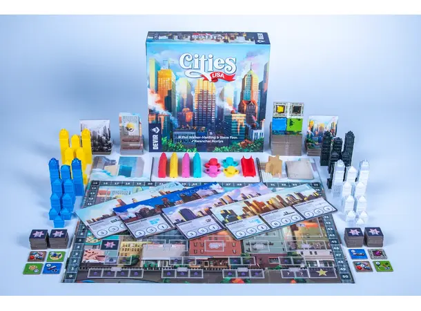 Cities USA Brettspill 