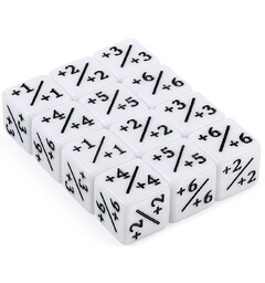 Dice Counters - 12 stk (Hvit)