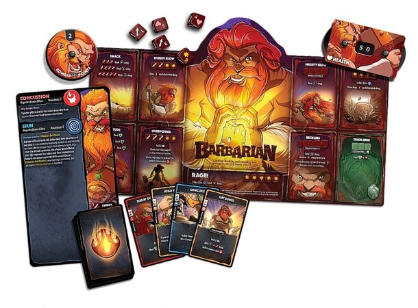 Dice Throne Barbarian Hero Pack Utvidelse til Dice Throne 