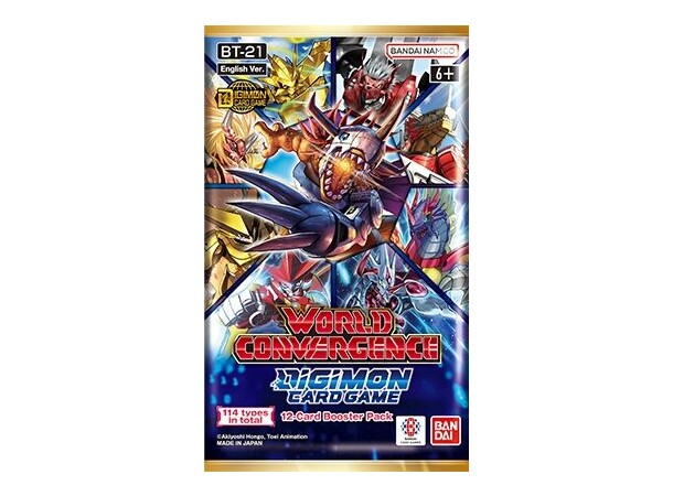 Digimon TCG World Convergence Booster Digimon Card Game - BT-21 