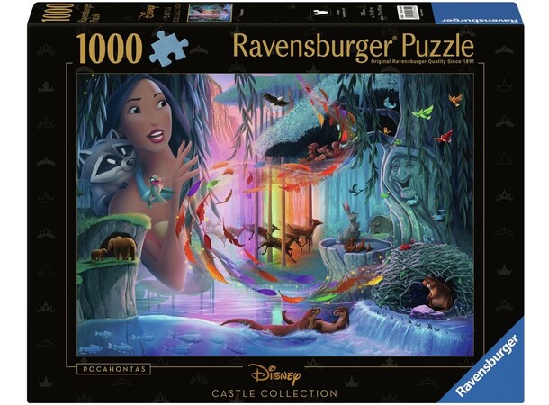Disney Castle Pocahontas 1000 biter Ravensburger Puzzle Puslespill 