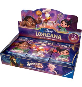 Disney Lorcana Shimmering Skies Display Booster Box
