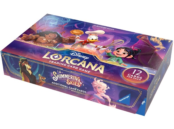 Disney Lorcana Shimmering Skies Display Booster Box 