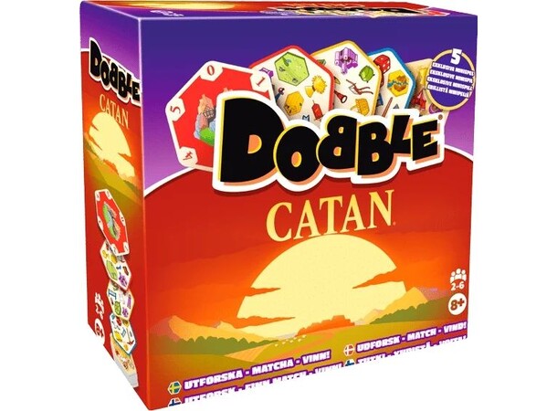 Dobble Catan Brädspel Svensk utgåva 
