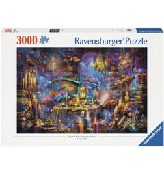 Dragons Library 3000 bitar Pussel Ravensburger Puzzle