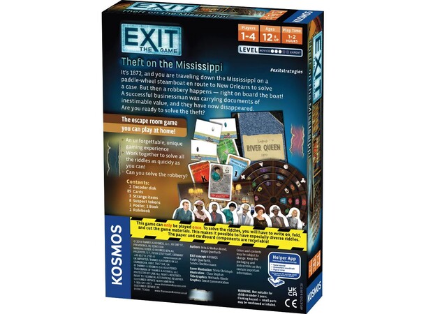EXIT Theft on the Mississippi Brettspill 