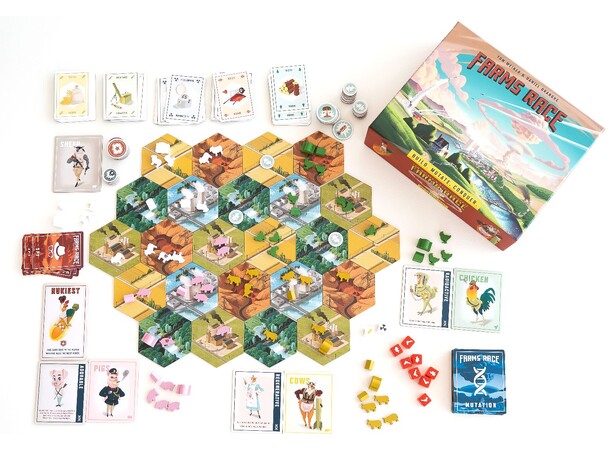 Farms Race Brädspel 