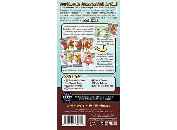 Food Fight Reheated Partyspel 