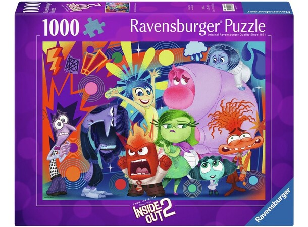 Inside Out 2 1000 bitar Pussel Ravensburger Puzzle 