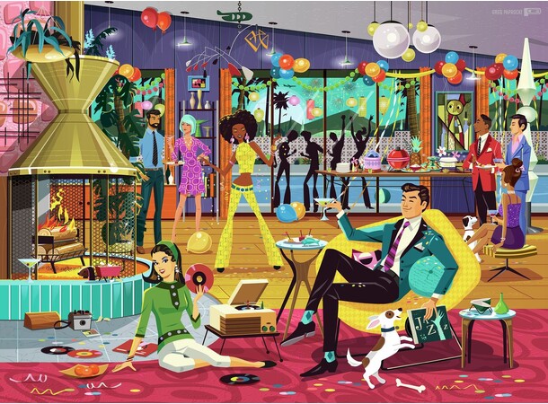 Jazzy Party Time 500 biter Puslespill Ravensburger Puzzle 