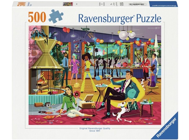 Jazzy Party Time 500 biter Puslespill Ravensburger Puzzle 