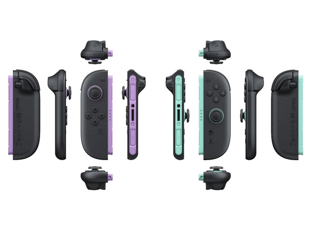 Joy Con 2 Pair Light Purple/Light Green Nintendo Switch 2 
