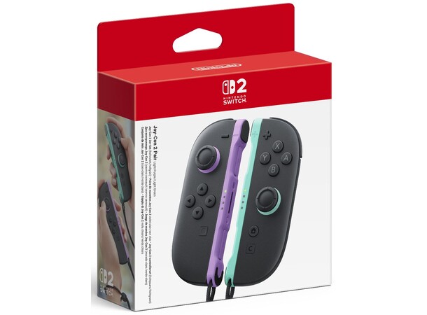 Joy Con 2 Pair Light Purple/Light Green Nintendo Switch 2 