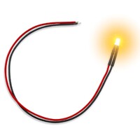 LED Light Orange Flickering 3mm (10 stk) Green Stuff World