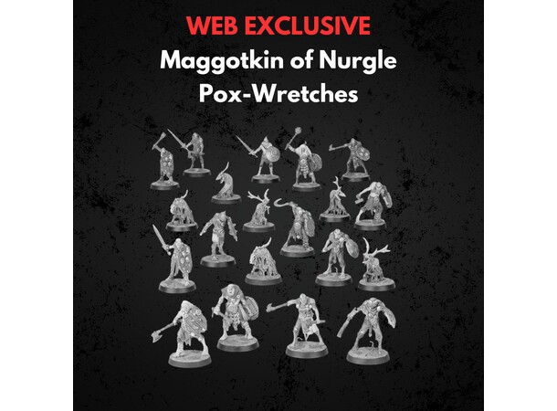 Maggotkin of Nurgle Pox-Wretches Warhammer Age of Sigmar 