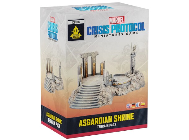 Marvel Crisis Protocol Asgardian Shrine Terrain Pack til Marvel Crisis Protocol