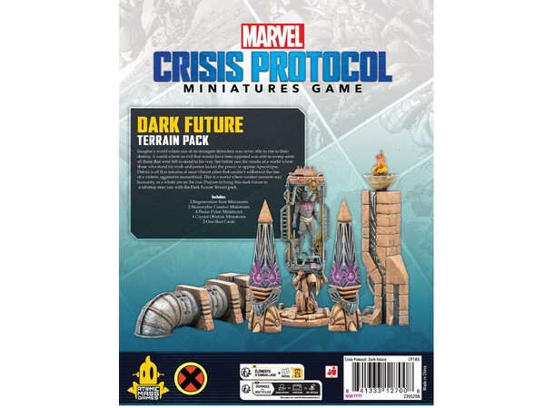 Marvel Crisis Protocol Dark Future Exp Terrain Pack til Marvel Crisis Protocol 