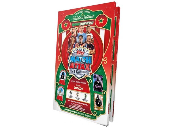 Match Attax UEFA 26/27 Julekalender Topps Club Competitions Advent Calendar 