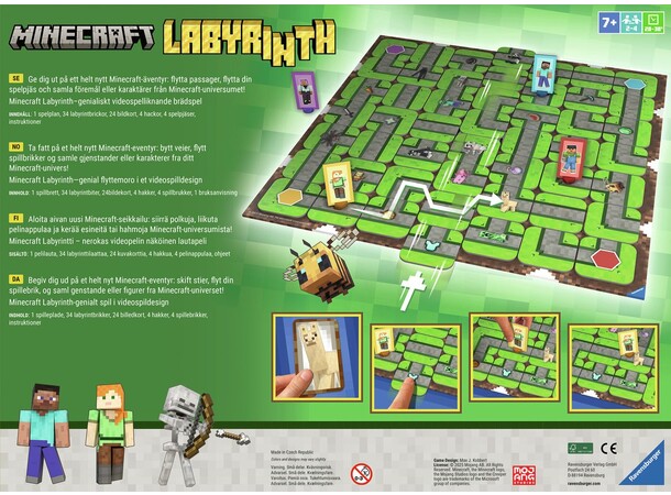 Minecraft Labyrinth Brettspill Norsk utgave 