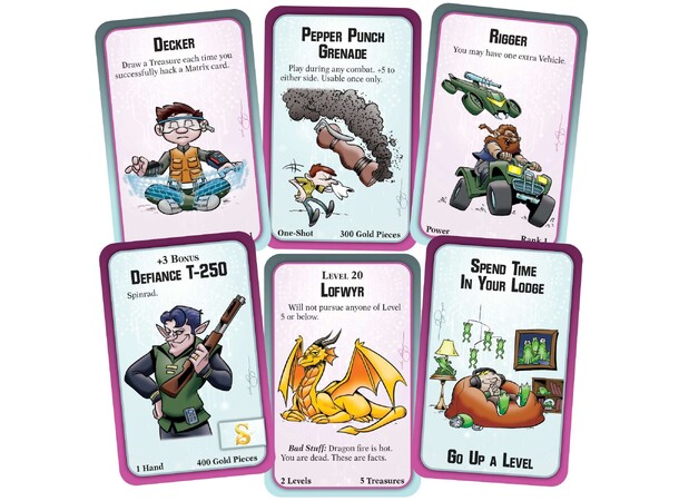 Munchkin Shadowrun Brädspel 