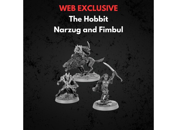 Narzug and Fimbul Hunter Orc Captains Middle-earth Strategy Battle Game 