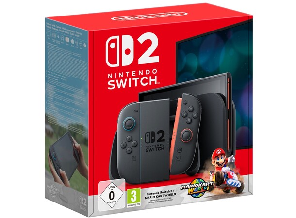 Nintendo Switch 2 Konsol + Mario Kart Mario Kart World Bundle 