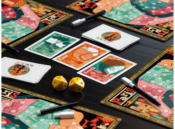 On Tour Paris & New York Brettspill 