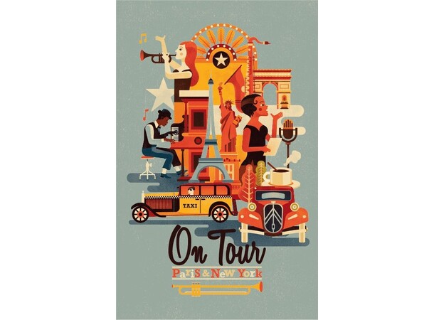 On Tour Paris & New York Brettspill 
