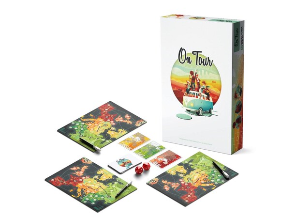 On Tour USA & Europe Brettspill 
