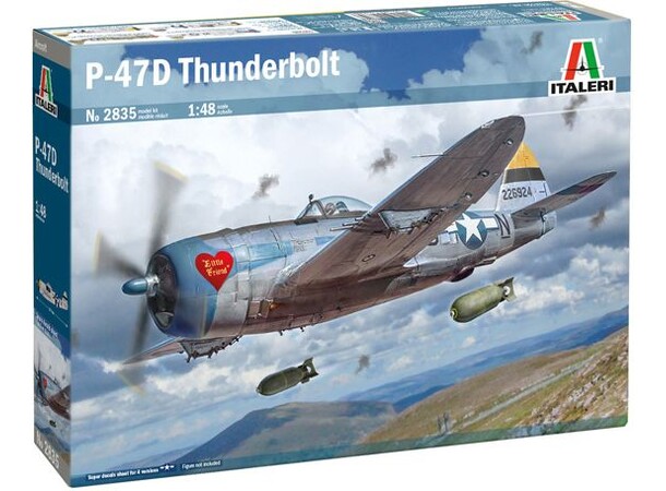 P-47D Thunderbolt Italeri 1:48 Byggesett 