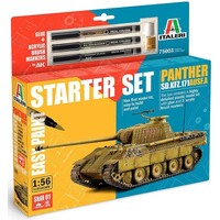 Panther Sd.Kfz. 171 Ausf.A Starter Set Italeri 1:56 Byggesett